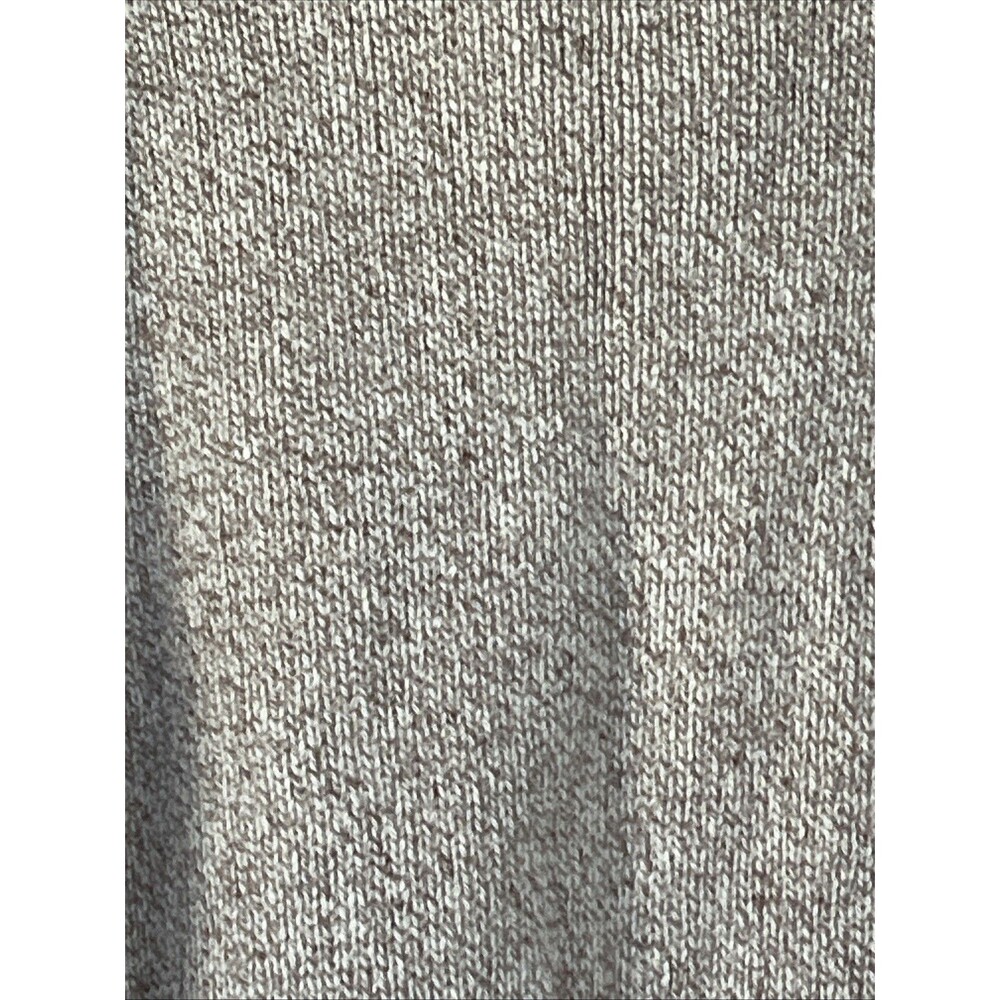 LL Bean 100% Lambs Wool Sweater Mens XXL 2XL Henley Beige Winter Ski - Picture 7 of 8